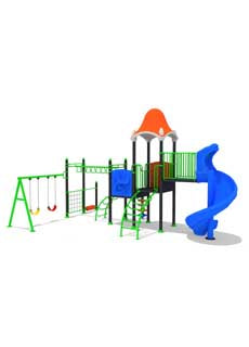 JUEGOS INFANTILES URBANOS - JUEGO MODULAR MM 015 750 X 490 X 470 CM