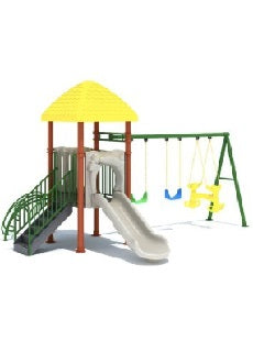 JUEGOS INFANTILES URBANOS - MODULAR PLAZA Nº40 380 X 480 X 660 CM