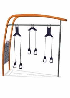 MÁQUINAS DE EJERCICIO PARA PLAZAS - SUSPENSION TRAINER 334 X 106 X 390