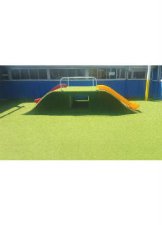 JUEGOS INFANTILES URBANOS - ESTRUCTURA PARA EL DESARROLLO MOTOR AMPLIADO SUPER KAWAI 85X580X180