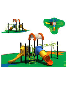 JUEGOS INFANTILES URBANOS - JUEGO MODULAR 680 X 450 X 380 CM